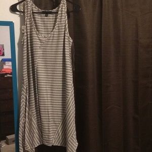 black and white dress